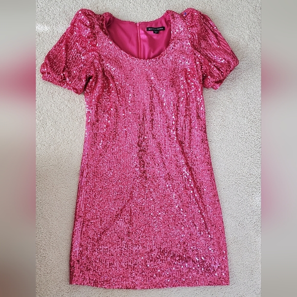Boston Proper Dresses & Skirts - Pink Sequin Dress